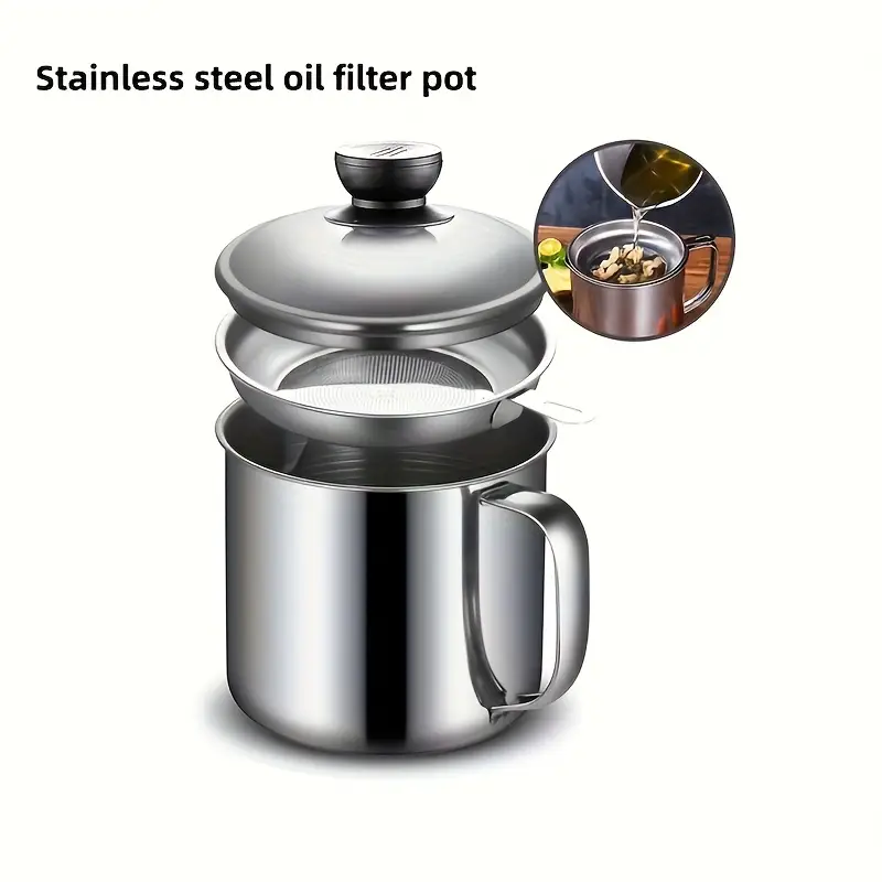 Oil filter pot