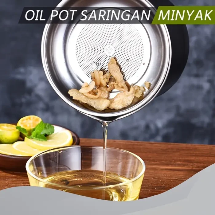 Oil filter pot