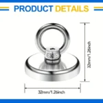 Heavy duty 32mm magnet - Image 3