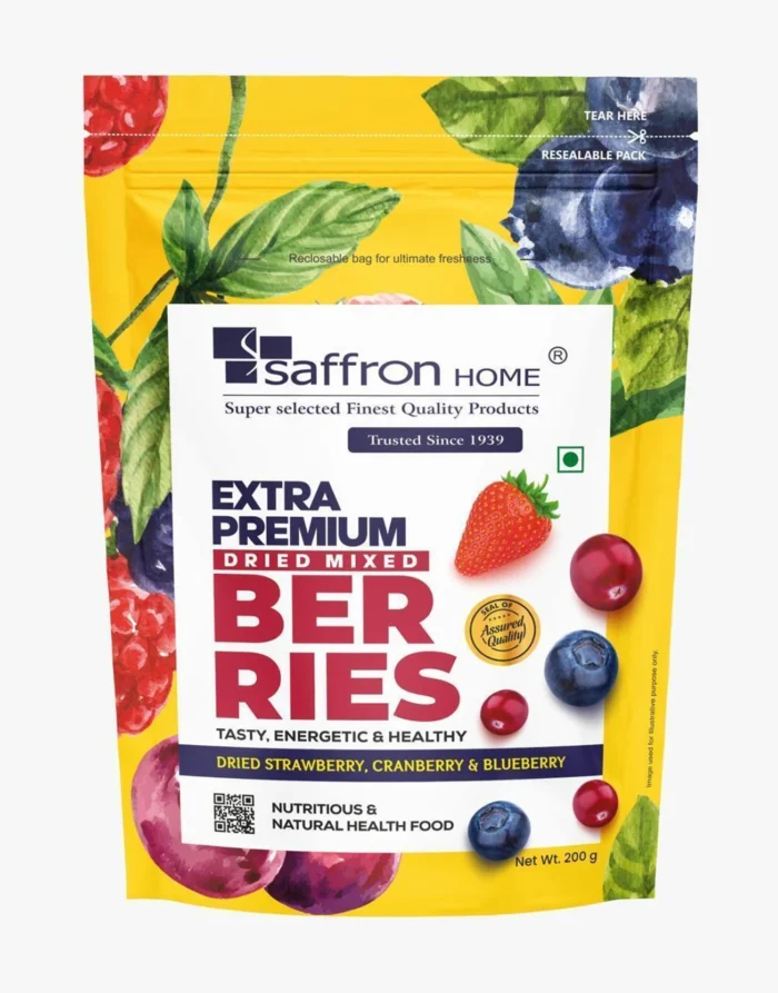 SAFFRON HOME Dried Mixed Berries  (200 g) - Image 1