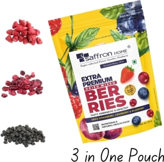 SAFFRON HOME Dried Mixed Berries  (200 g) - Image 2