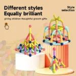MAGNETIC STICKS BUILDING TOY - Image 4
